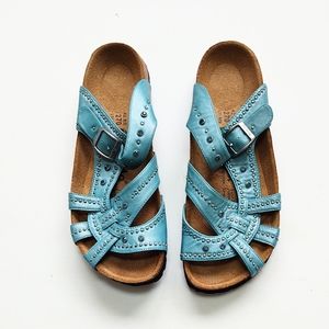 🆕 Blue Embellished Betula Birkenstock Sandal L 11